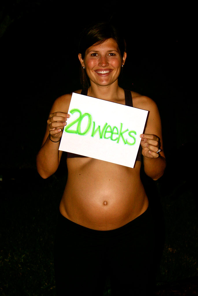 20 week baby bump