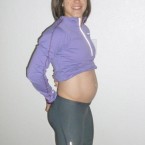 21 week belly picture