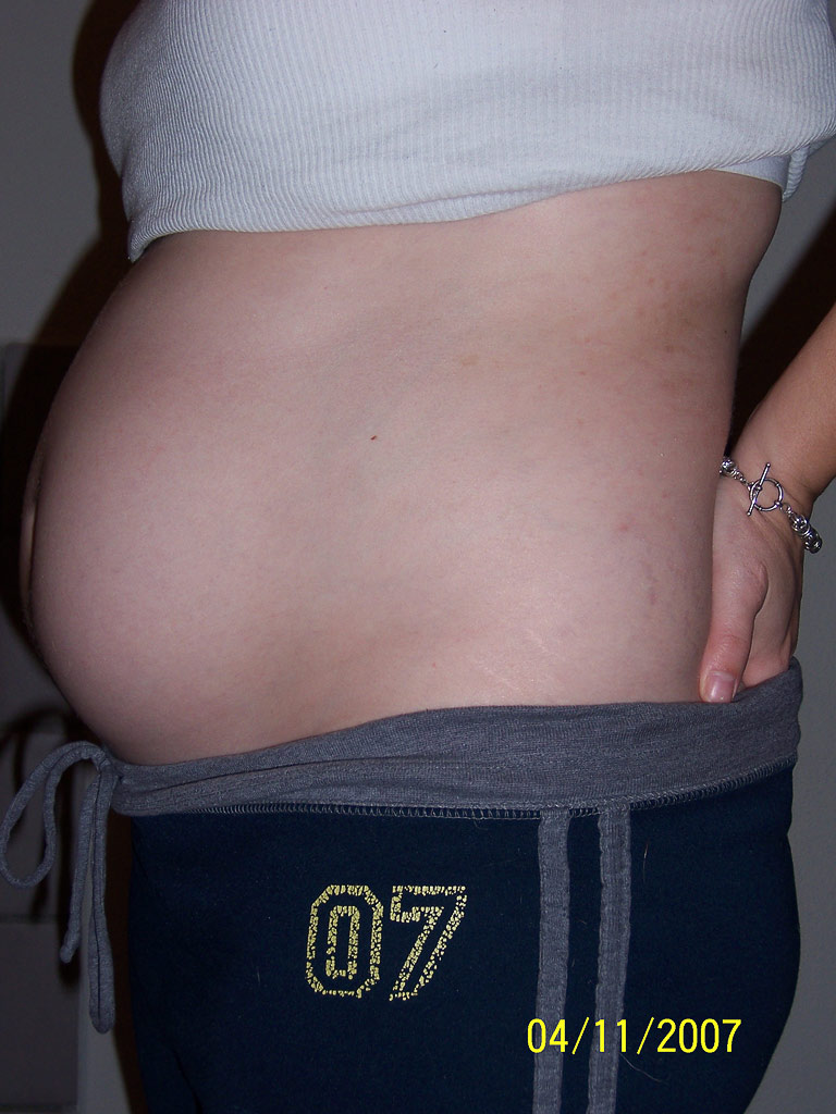 belly progress at 25 weeks