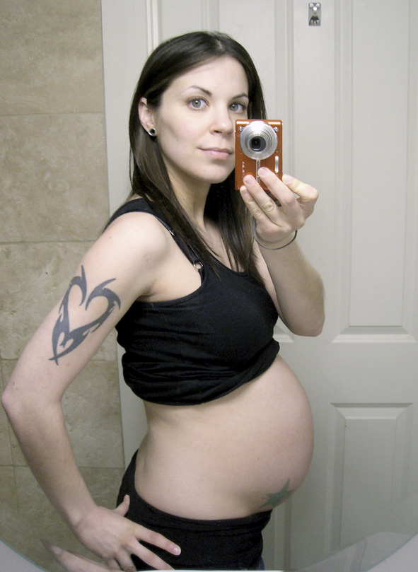 28 week belly