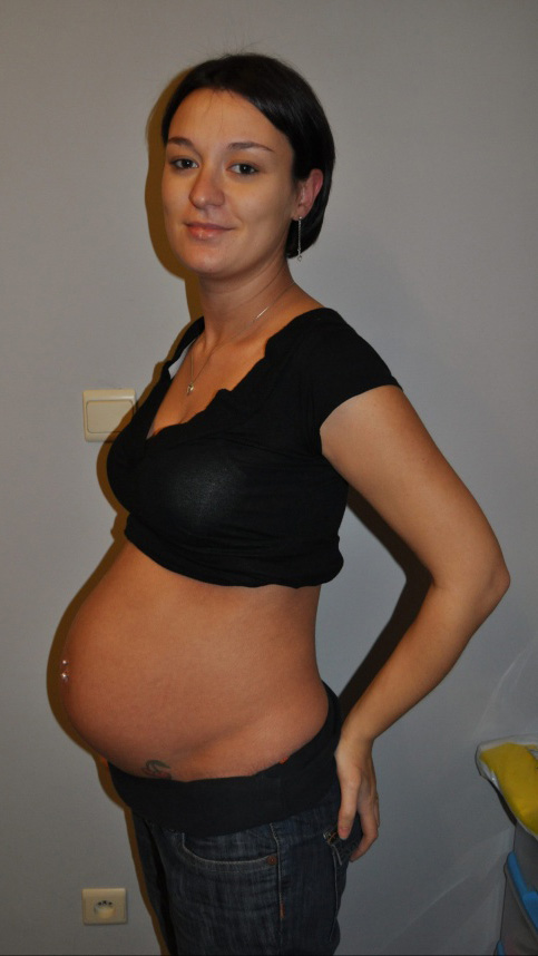 32 week belly