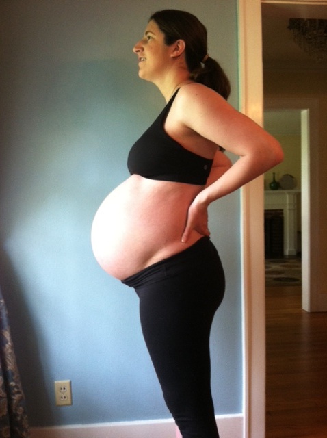 34 week belly