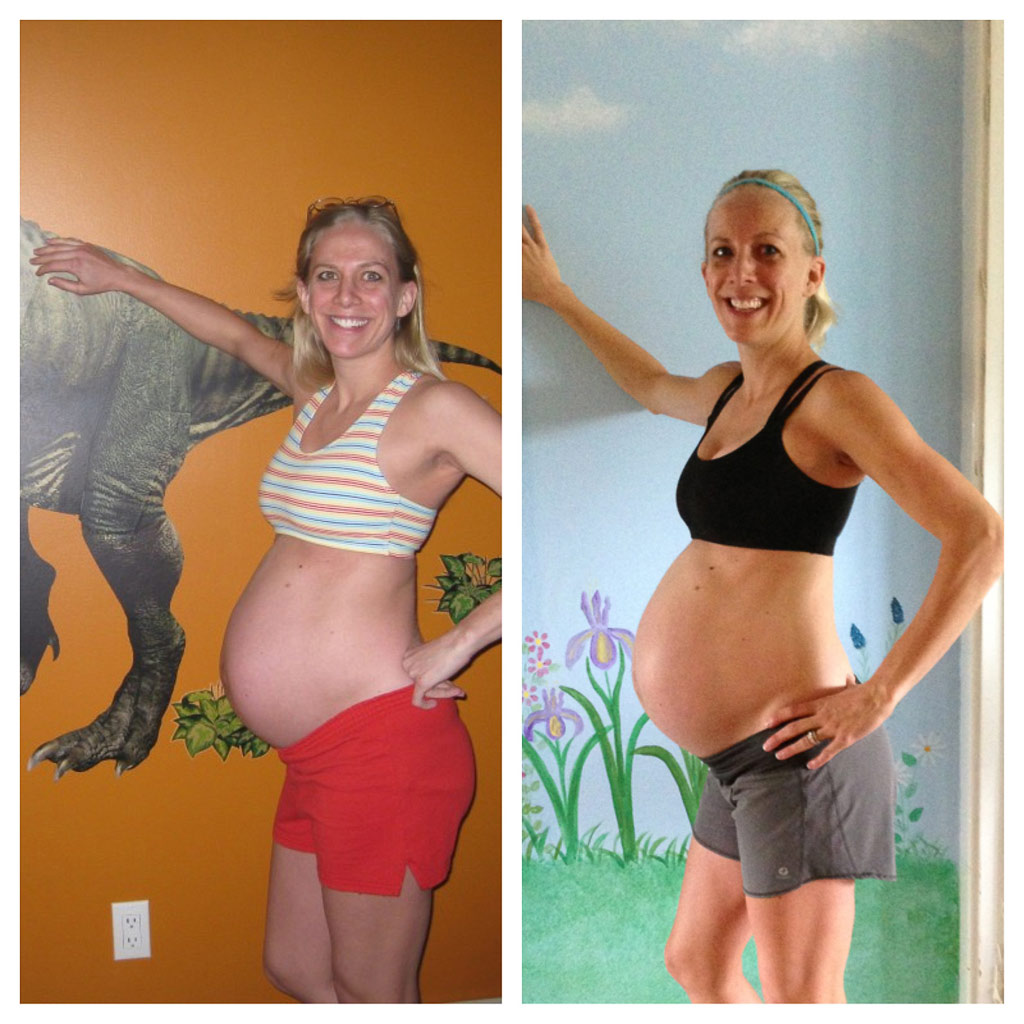 37 weeks pregnant in two different pregnancies