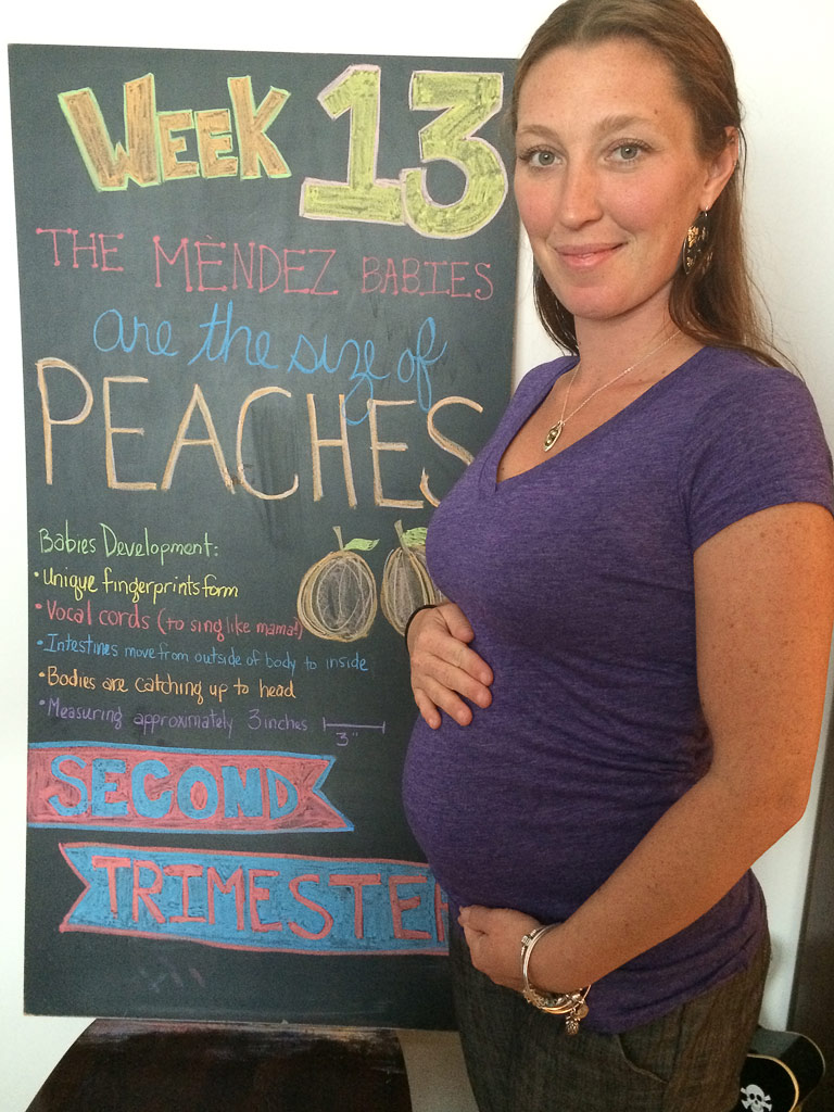 twin pregnancy at 13 weeks