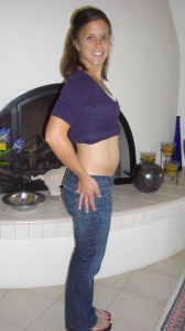 16 week belly picture