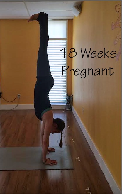 pregnant handstand