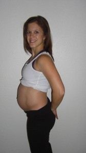 29 week belly picture