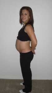 30 week belly picture