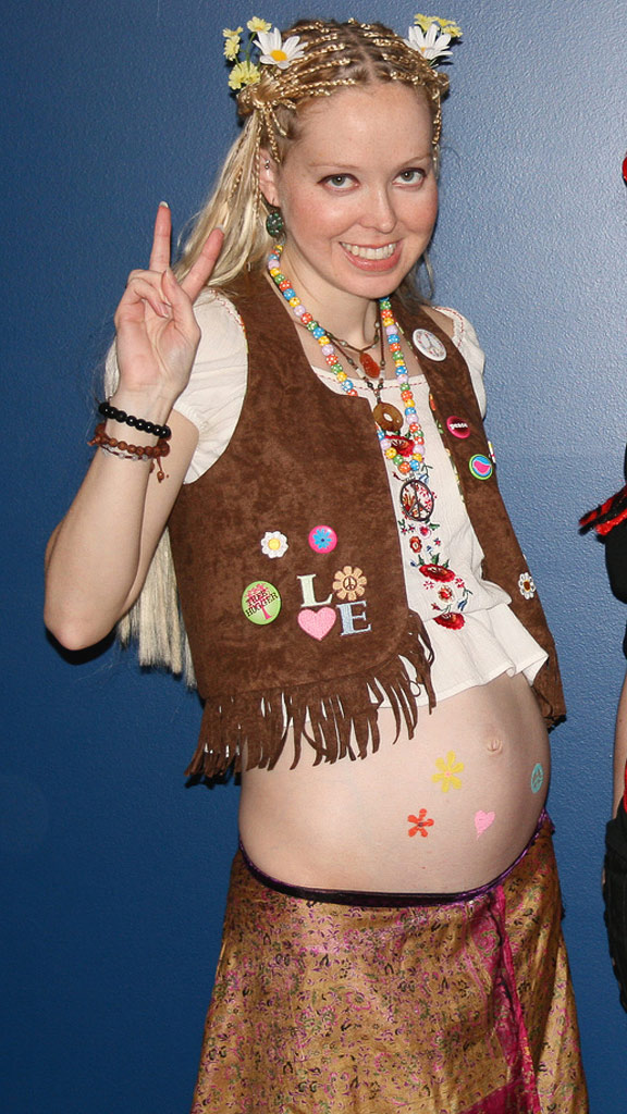 pregnant hippy